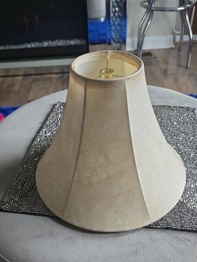 Source Unknown Cream Bell Lampshade